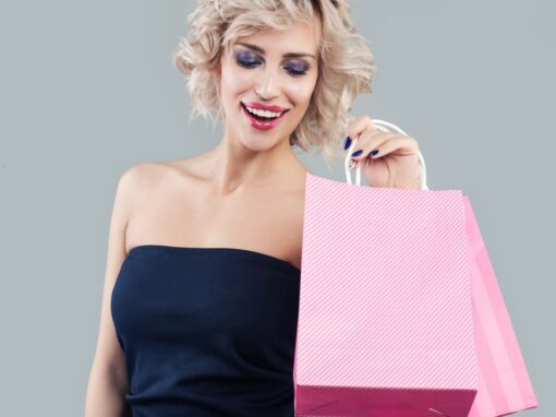 Bolsa semi plástica color rosado