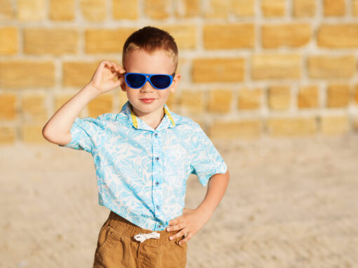 Gafas negras deportivas infantiles