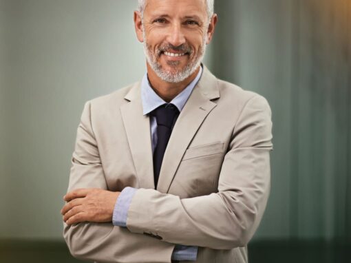 Slim fit business suit